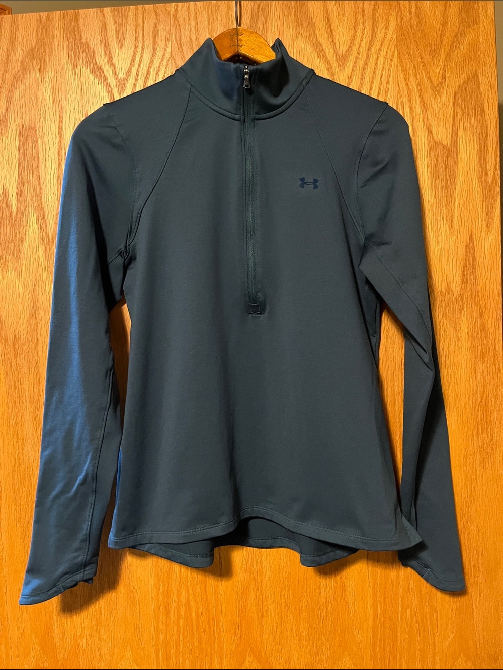 Under Armour Women's Dark Navy 1/4 Zip Long-Sleeve Swim Coverup